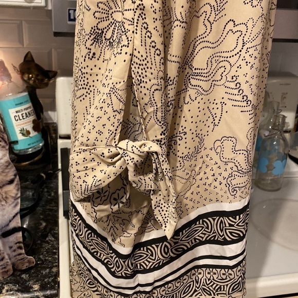 Z womens Dana Buchman 3/4 tie sleeve regular size blouse size XL - Picture 2 of 5